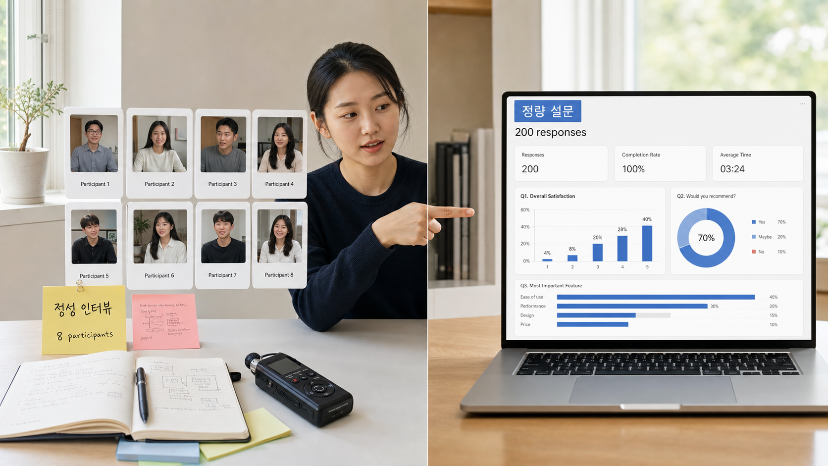 혼합 방법론 UX: UX 논문에서 검증된 정성·정량 혼합 방법론 비교