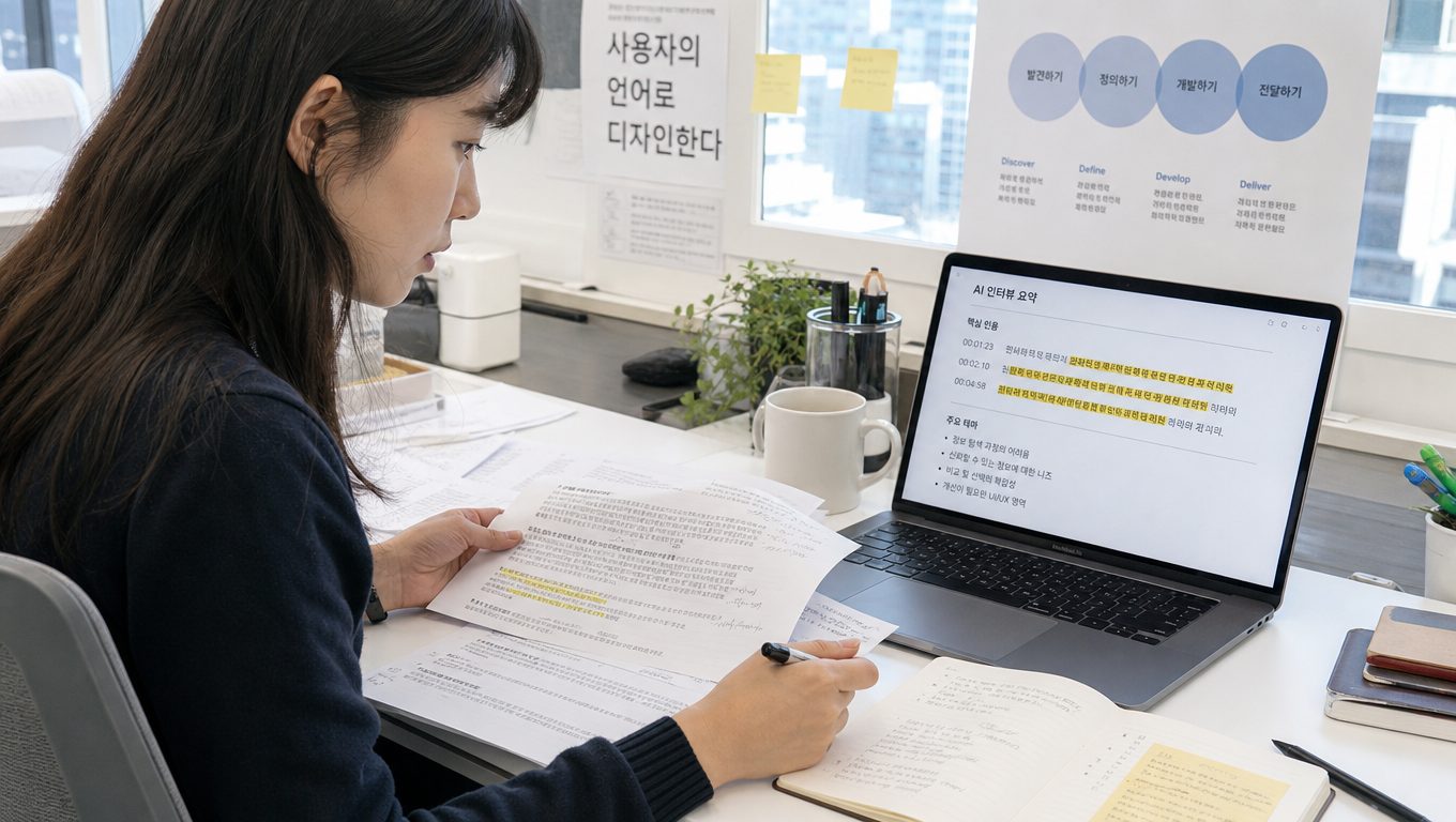 생성형 AI가 인터뷰 데이터 분석에 미친 영향: AI 인터뷰 분석 UX 논문 사례