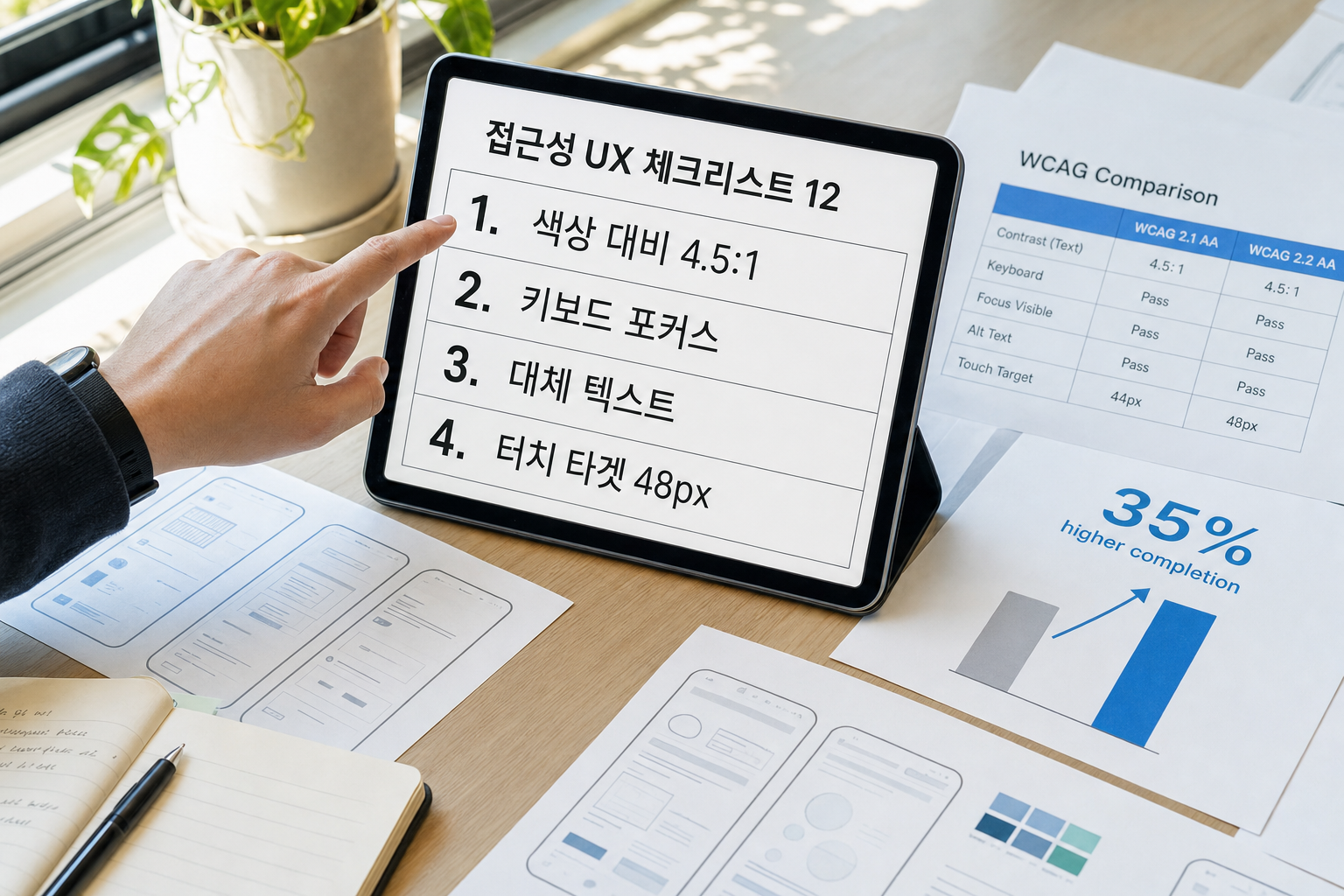 접근성 UX 연구 논문에서 검증된 체크리스트