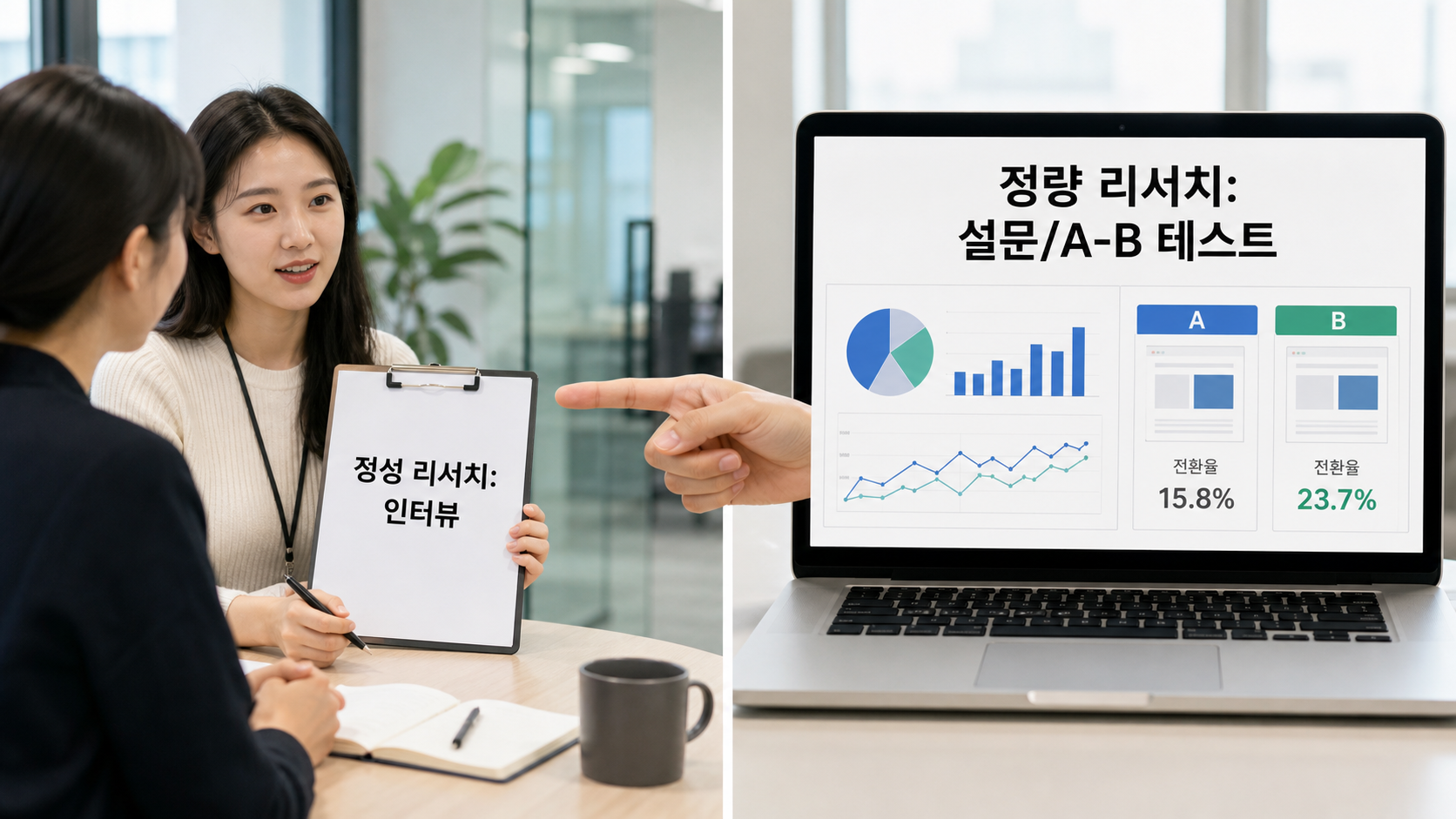 사용자 리서치 방법: UX 리서치 논문에서 검증된 방법론 비교 가이드